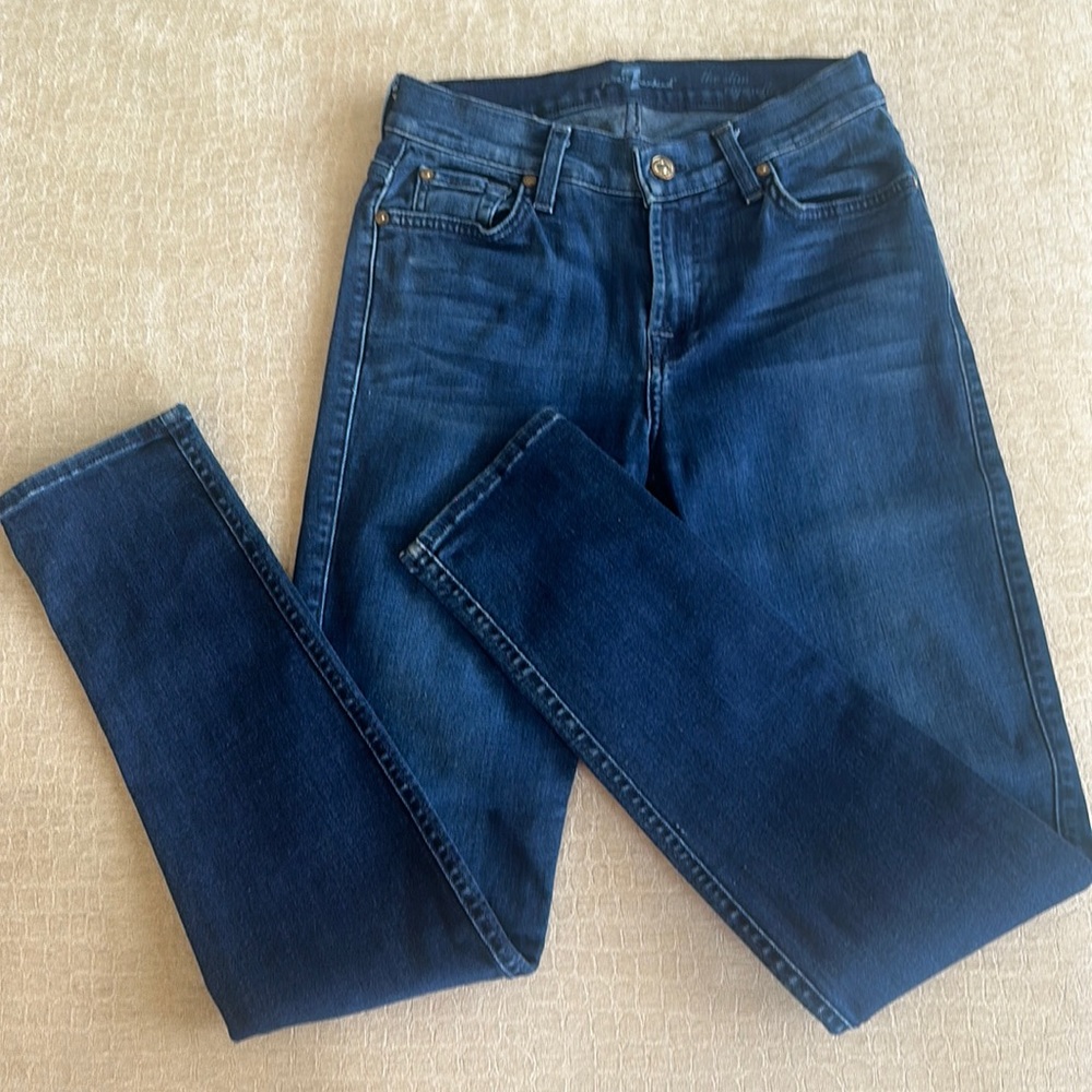 7 for all mankind denim jeans, the slim cigarette, size 26
